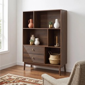 Βιβλιοθήκη Tiffany Home Deco Factory - 100x35x140cm