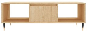 vidaXL Τραπεζάκι Σαλονιού Sonoma Δρυς 104x60x35 εκ. από Επεξεργ. Ξύλο