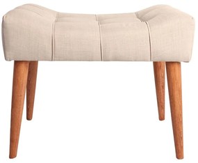 Σκαμπό New Cool 558ZEN1337 58x40x45cm Cream