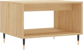 vidaXL Τραπεζάκι Σαλονιού Sonoma Δρυς 60x50x40 εκ. από Επεξεργ. Ξύλο