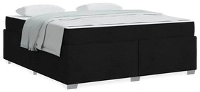 vidaXL Σκελετός Κρεβατιού Άλλο Μαύρο 180 x 200 cm ύφασμα