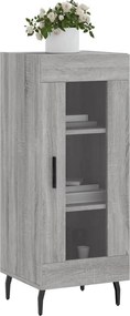 vidaXL Ντουλάπι Γκρι Sonoma 34,5x34x90 εκ. από Επεξεργασμένο Ξύλο