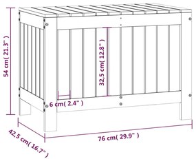 ΜΠΑΟΥΛΟ ΑΠΟΘΗΚΕΥΣΗΣ ΚΗΠΟΥ 76 X 42,5 X 54 ΕΚ. ΜΑΣΙΦ ΞΥΛΟ ΠΕΥΚΟΥ 836144