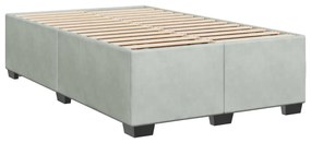 ΚΡΕΒΑΤΙ BOXSPRING ΜΕ ΣΤΡΩΜΑ ΑΝΟΙΧΤΟ ΓΚΡΙ 120X200 ΕΚ. ΒΕΛΟΥΔΙΝΟ 3286288