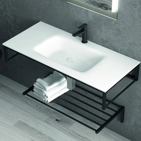 Νιπτήρας Ένθετος Επίπλου Eloise-80 80x46x16cm White Karag Ομοιογενές