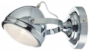 Aca Επίτοιχο Φωτιστικό 1xΕ14 Φ15.2x24.7cm Harley Χρώμιο ML306131WCH