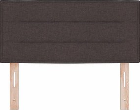 vidaXL Κεφαλάρι Σκούρο Καφέ 90 cm ύφασμα