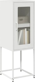 vidaXL Sideboard Λευκό 36x39x107 cm Ατσάλι ψυχρής έλασης
