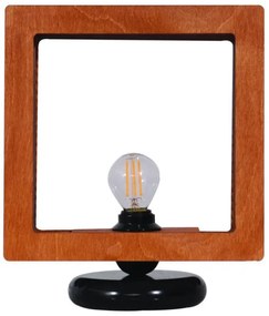 Επιτραπέζιο Φωτιστικό 1xE14 Καφέ Ξύλο TLC 389 0221072 Arlight -221072-Καφέ 0221072