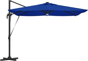 vidaXL Ρώμη Ομπρέλα Μπλε 286 x 284 x 270 εκ Αλουμίνιο και Πολυεστέρας