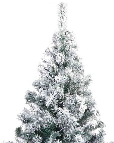 vidaXL Τεχνητό Χριστουγεννιάτικο Δέντρο με 300 LED Λευκό 180 cm