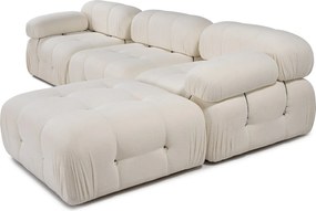 Corner Sofa Bubble Beige L1-O1-1R-PUF White