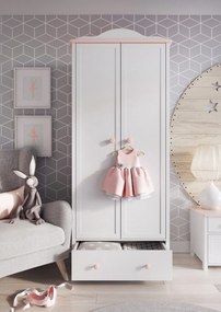 Ντουλάπα Luna δίφυλλη - 85.00Χ52.00Χ196.00cm