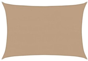 vidaXL Πανί Σκίασης Taupe 5 x 7 μ. από HDPE 160 γρ/μ²