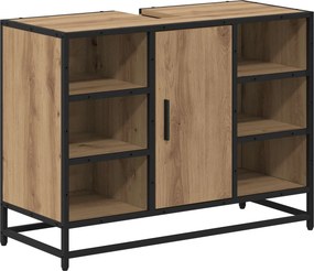 vidaXL Ντουλάπι Μπάνιου Artisan Oak 80 x 33 x 60 εκ Επεξεργασμένο Ξύλο