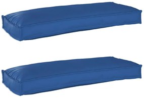 vidaXL Σετ Μαξιλαριών Πάγου 2 pcs Μπλε Ρουά 100 x 40 x 8 εκ