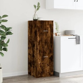 vidaXL Συρταριέρα Γενικής Χρήσης Καπνιστή Δρυς 40x41x118 Επεξ. Ξύλο