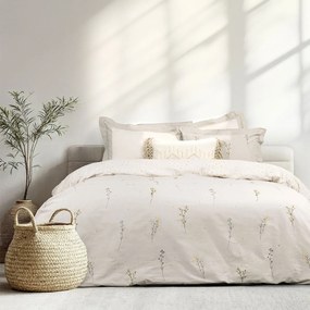 Σεντόνια Μονά (Σετ) Nima Delicate Εκρού Με Λάστιχο 100x200+32