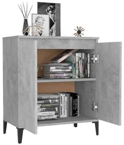 vidaXL Ντουλάπι Γκρι Σκυροδέματος 60x35x70 εκ. Επεξεργασμένο Ξύλο
