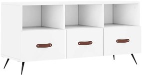 vidaXL Έπιπλο Τηλεόρασης Λευκό 102 x 36 x 50 εκ. από Επεξεργ. Ξύλο