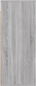 vidaXL Ντουλάπι Τοίχου Γκρι Sonoma 80x33x80 εκ. Επεξεργασμένο Ξύλο