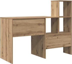 vidaXL Γραφείο Artisan Oak 131,5 x 50 x 106,5 cm Επεξεργασμένο Ξύλο
