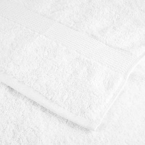 Πετσέτες Μπάνιου Premium SOLUND 2 Τεμ Λευκές 100x150εκ 600γρ/μ² 137132