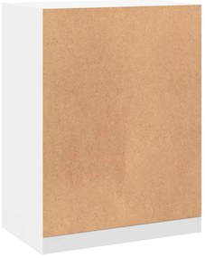 vidaXL Ντουλάπα Λευκή 77 x 48 x 102 εκ. από Επεξεργασμένο Ξύλο