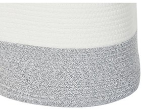 Σετ καλαθιών DKD Home Decor Λευκό Μαύρο Γκρι Μουστάρδα (3 Μονάδες)