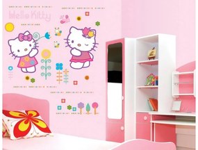 Αυτοκόλλητα Τοίχου Hello Kitty XL 5193 Ango Dalber 5193 Ροζ