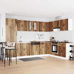 vidaXL Ντουλάπα Κουζίνας με αποθήκευση 2 pcs Καφέ 80 x 46 x 81.5 εκ