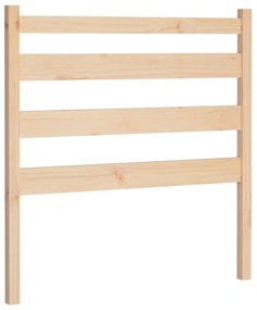 vidaXL Κεφαλάρι Κρεβατιού 81 x 4 x 100 εκ. από Μασίφ Ξύλο Πεύκου