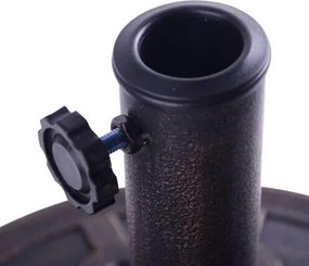 Costway Στρογγυλή Βάση Ομπρέλας Αγοράς Χάλκινη OP2262