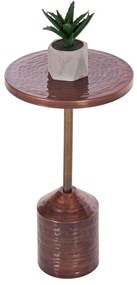 Τραπεζάκι Βοηθητικό Bombay HM4251.06 Φ25,5x51,5cm Copper Metal