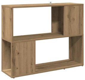 vidaXL Ντουλάπι βιβλίων/διαχωριστικό δωματίου Artisan Oak 80x24x63 cm