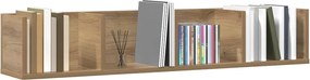 vidaXL Ραφιέρα Τοίχου CD Τεχνίτης Δρυς 100x18x18 εκ Επεξεργασμένο Ξύλο