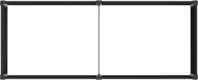 vidaXL Υπερυψωμένη Ζαρντινιέρα Μαύρο 250 x 100 x 91 cm