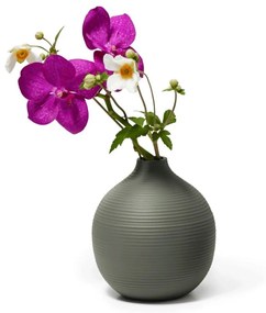 Βάζο Lim Round 131011 15x15cm Green Philippi Aluminium