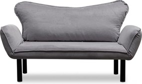 Διθέσιος Καναπές Κρεβάτι Γκρι CHATTO 70x150x75