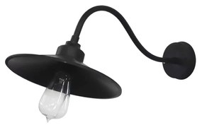 Φωτιστικό Τοίχου Μονόφωτο AS-150AP 31-0595 Black Metal,Acrylic