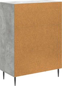 vidaXL Πλαϊνό γραφείο Γκρι Σκυροδέματος 66 x 34,5 x 89,5 εκ