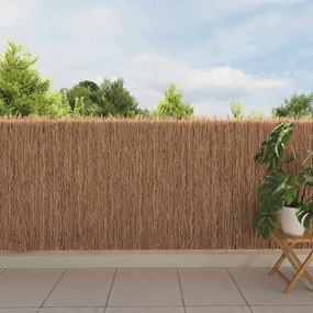 vidaXL Φράχτης από κλαδιά Καφέ 400 x 125 cm Ξύλινη Τρίχα