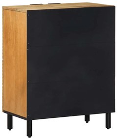 Sideboard καφέ 60x33x75 cm μασίφ ξύλο Mango - Καφέ