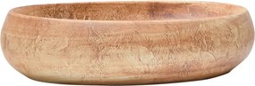 vidaXL Νιπτήρας Οβάλ Καφέ 59 x 40 x 15 εκ. Κεραμικός