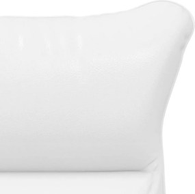 vidaXL Πολυθρόνα Λευκό 69 x 74 x 93 εκ. Δερματίνη