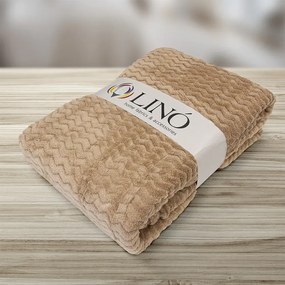 LINO ΚΟΥΒΕΡΤΑ PELUSA TAUPE 220X240