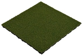 vidaXL Πλακάκια Συνθετικού Χλοοτάπητα 8 τεμ. 50x50x2,5 εκ. Καουτσούκ