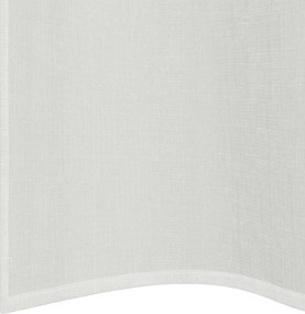 vidaXL Voile κουρτίνες με ροδέλες 2 τεμάχια Λευκό