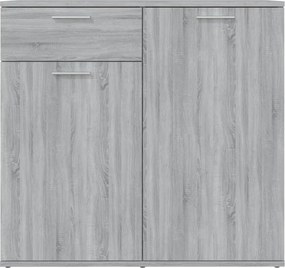 vidaXL Ντουλάπι Γκρι Sonoma 80 x 36 x 75 εκ. από Επεξεργασμένο Ξύλο