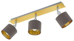 Φωτιστικό Σποτ Led 97538 Valbiano Eglo Metal, Fabric